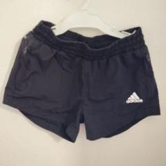 adidas 黒 ハーフパンツ サイドポケット付き