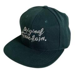 美品 TENDERLOIN CAP DLR スナップバック キャップ TENDERLOIN 'CAP DLR'スナップバック キャップ ロゴ 刺繍 黒