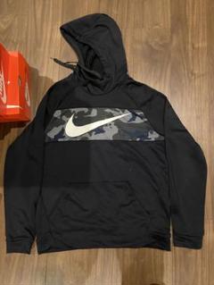 Nike Dri-FIT パーカー Lサイズ 黒 迷彩柄