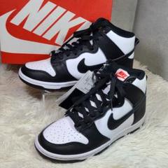 Nike Dunk High 白/黒 スニーカー パンダ ダンク ハイカット