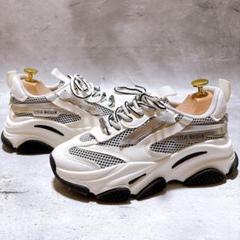 値下げ美品☆完売品☆STEVE MADDEN キラキラ厚底スニーカー☆7.5