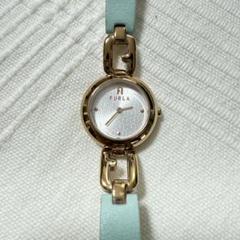 【フルラ】FURLA アナログ腕時計 ターコイズブルー ビジネス カジュアル