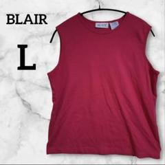 BLAIR【L】 ノースリーブ トップス レッド　赤