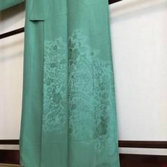 色無地 紋付 付下げ 一色 辻が花 地紋 正絹 襦袢付き 158cm