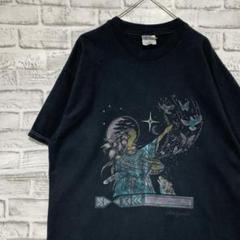 USA製90sヴィンテージTシャツ！ブラック半袖古着XL 5