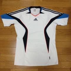 adidas CLIMA シャツ ホワイト/ネイビー/オレンジ