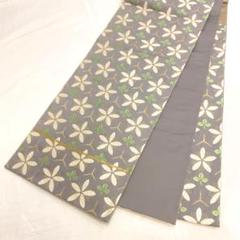 ☆S639】着物 袋帯 六通 河合美術織物 京西陣織 金糸 刺繍 440