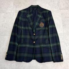 【美品】ラルフローレン RALPH LAUREN ワッペン付 チェックジャケットのサムネイル