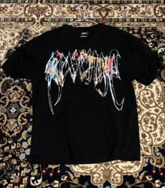 REVENGE GALLERY ブラック Tシャツ XL REVENGE GALLERY リベンジ パラリシス Tシャツ ブラック M