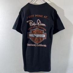 T-472 Harley-Davidson ロゴ Tシャツ Sサイズ ブラック