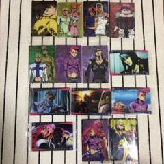 ジョジョの奇妙な冒険 黄金の風 ウエハース2カード 敵キャラフルコンプ