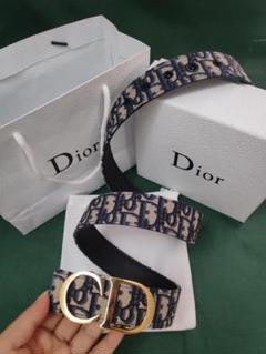 希少✨Christian Diorビンテージレザーベルト　ゴールド　シルバー 希少 クリスチャンディオール Dior レザーベルト ゴールド金具