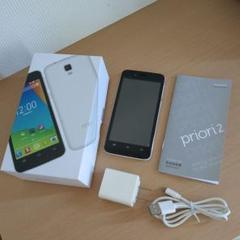 Freetel priori2 パールホワイトSIMフリー