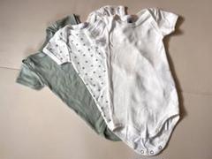 プチバトー／PETIT BATEAU／半袖ロンパース／3点セット／6M／67cm