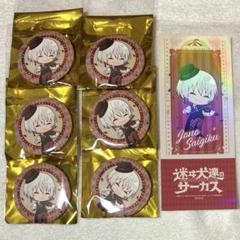 文豪ストレイドッグス　文スト　迷ヰ犬達のサーカス　缶バッジ　特典　条野採菊