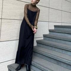【todayful】ブラック キャミワンピース