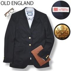 極美品 フランス製 OLD ENGLAND  テーラードジャケット ブレザー ♪ 紺ブレ】90s オールドイングランド テーラードジャケット
