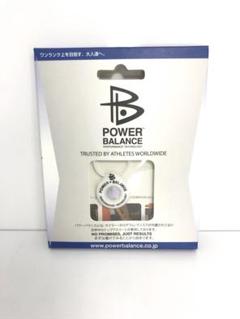 POWER BALANCE パワーバランス シリコンネックレス白ペンダント正規品のサムネイル