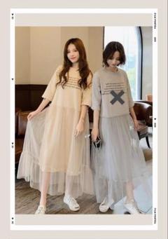 新品韓国　レディース　お洒落レース　ワンピース　人気　春夏