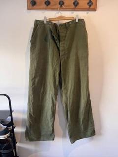 スウェーデン軍　M39 膝に補修あり 新品] 40's デッドストック スウェーデン軍 M39 ワークパンツ