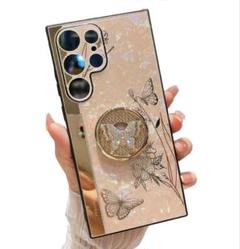 Samsung Galaxy S23用 ケース キラキラ ラインストーン 3D