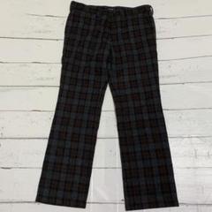 BURBERRY BLACK LABEL ウール ツイード チェックパンツ L