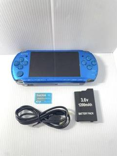 【動作品】SONY PSP-3000 バイブラント・ブルー 本体(付属品あり)