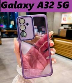 Galaxy A32 5G レンズ保護フィルム付　紫　Galaxyケースのサムネイル