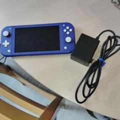 Nintendo Switch Lite ブルー 本体 ACアダプター付き - メルカリ