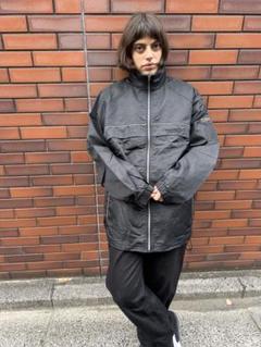 FIRST DOWN USA 90s ハニカムリップナイロンZIPジャケットXL