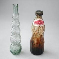 魚型　ニッキ水　レトロ瓶 国内に数本、昭和初期のニッキ水？ 激レアなジュース瓶が話題