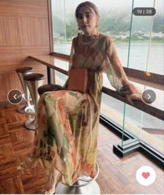 美品　アメリヴィンテージ　UND WILLOW PAINT DRESS アメリヴィンテージ UND WILLOW PAINT DRESS