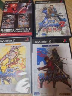 PS2 戦国BASARA 2 英雄外伝 三國無双3 4点セット プレステ2