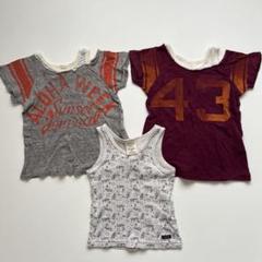 DENIM DUNGAREE Tシャツ タンクトップ 3点 ミッキー 90cm