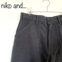 【niko and...】ニコアンド　メンズ　ファティーグパンツ　ブラック　M