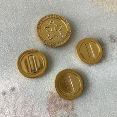 マリオキャラクター金色コイン5枚セット スーパーマリオボックス&コインセットの通販 by まりもこ's shop
