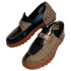 【レア美品】 カラー kolor スタッズ ドッキング ローファー 21ss