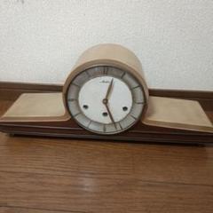 ヴィンテージ　日の出型　ゼンマイ式　置き型　時計　マントル