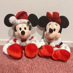 ミッキー・ミニー クリスマスぬいぐるみセット　2007年