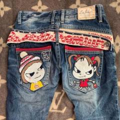 ロリータジーンズ激レア奈良美智デニムLOLITA JEANS★サイズ大きめです ロリータジーンズ激レア奈良美智デニムLOLITA JEANS☆サイズ