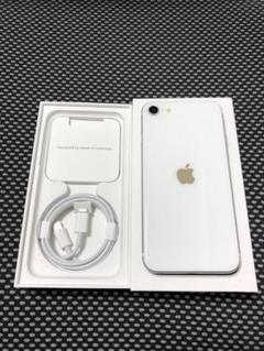 ランキング第1位 iPhoneSE2 ホワイト◆SIMフリー◆来年4月迄保証付◆電池96%◆判定○ - スマートフォン本体