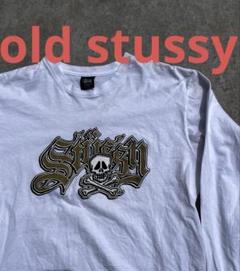 00s USA製old stussy スカル　OLD ENGLISH