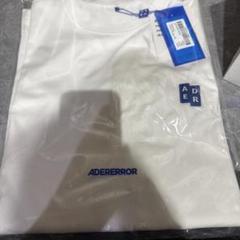 ader error アーダーエラー ワンポイントTシャツ　白　Lサイズ