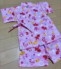 勘平 90cm 金魚柄 ピンク 浴衣