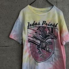 USA【古着】ジューダス・プリースト ツアーT Tシャツ 半袖 両面プリント