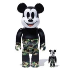 BE@RBRICK BAPE MICKEY MOUSE 100% & 400%