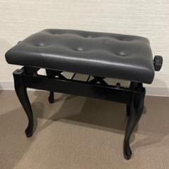 【中古美品】猫脚ピアノ椅子（全国送料込み) ピアノ椅子 黒 猫脚 - メルカリ