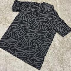 美品】セントアンドリュース ゼブラ柄 モックネック 半袖シャツ