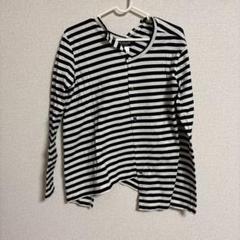 JUNYA WATANABE アシンメトリー ボーダーカットソー
