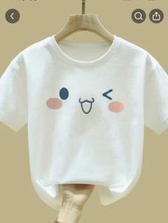 サンリオ シナモンロール Tシャツ 半袖 ホワイト 120cm